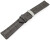 Bracelet montre cuir de veau grain croco gris TiT 18mm 20mm 22mm 24mm