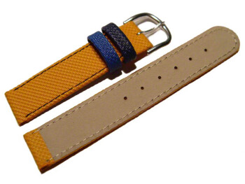 Bracelet imperméable -aussi pour enfants- orange - 12, 14, 16 mm