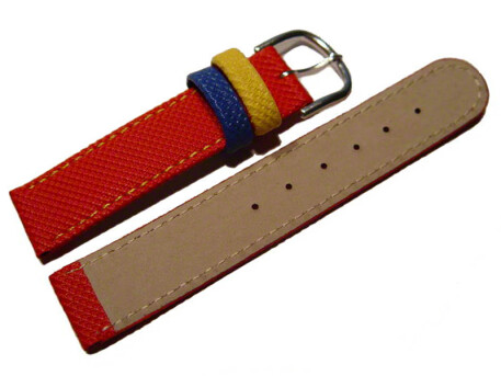 Bracelet imperméable -aussi pour enfants- rouge - 12, 14, 16 mm