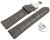 Bracelet montre échange rapide déployante cuir grain croco gris TiT 18mm 20mm 22mm 24mm