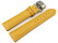 XL Bracelet montre déployante papillon cuir grainé jaune TiT 18mm 20mm 22mm 24mm 26mm 28mm