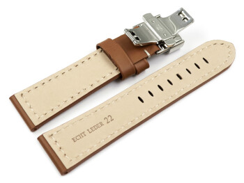 Boucle déployante papillon-bracelet de montre cuir...