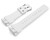 Bracelet de montre Casio résine blanche pour GMA-S140M-7A