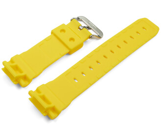 Bracelet montre Casio résine jaune DW-5600CU-9