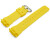 Bracelet montre Casio résine jaune DW-5600CU-9