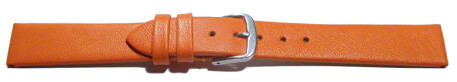 Bracelet montre orange lisse 8mm 10mm 12mm 14mm 16mm 18mm 20mm 22mm