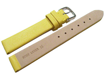 Bracelet montre jaune lisse 8mm 10mm 12mm 14mm 16mm 18mm...