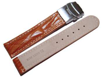 Bracelet de montre - Deployante - Bark - cuir de veau -...