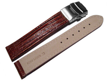 Bracelet montre - cuir de veau véritable -...