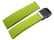 Bracelet-montre à déployante - silicone - Modèle Stripes - vert