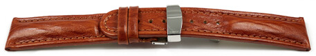 Bracelet de montre - Bark - cuir de veau véritable - marron